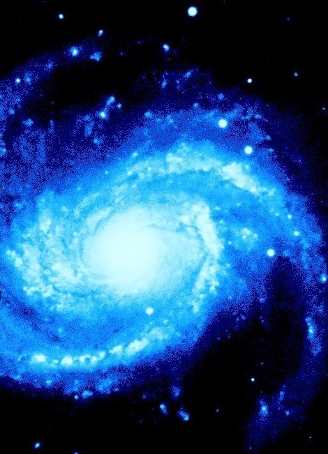 A cool picture of M100.